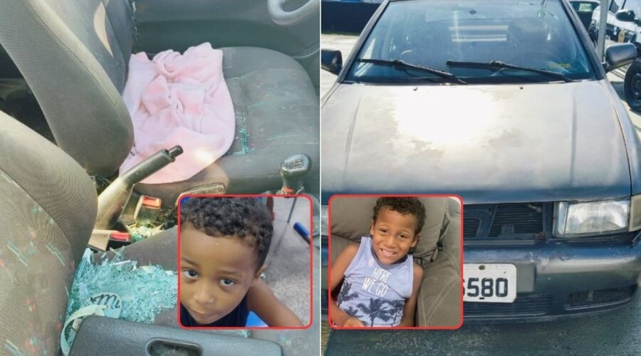 Adolescente que encontrou meninos mortos dentro de carro presta depoimento à polícia