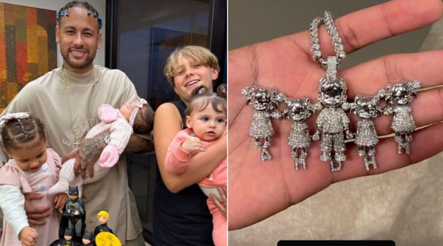 Outra filha? Entenda a nova joia de Neymar em homenagem à família