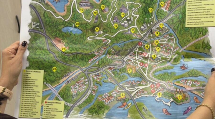 Cubatão lança mapa turístico digital com guia interativo