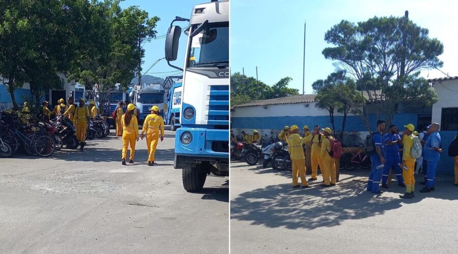 Greve da limpeza urbana atinge seis cidades da Baixada Santista