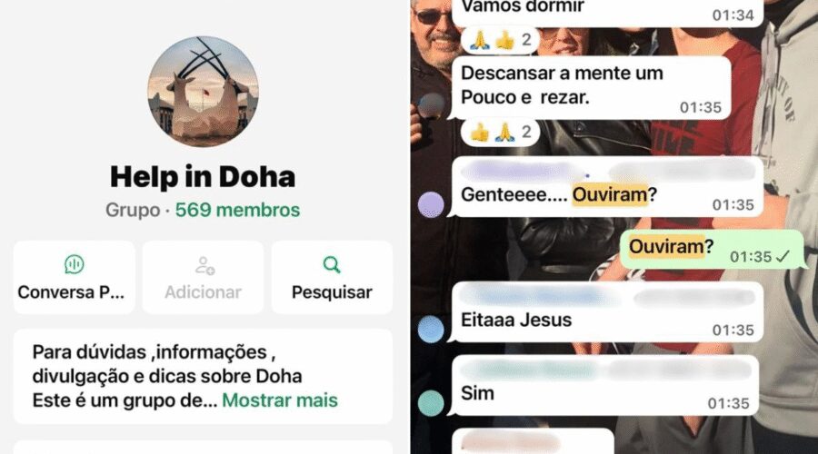 'Ouviram?': brasileiros no Catar usam grupo no WhatsApp para se apoiar durante conflito no Oriente Médio
