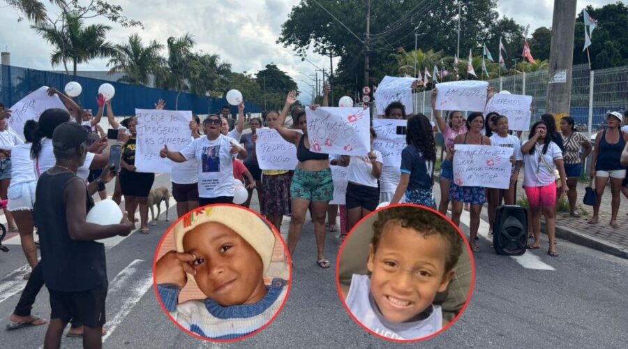 Familiares e amigos pedem justiça por meninos encontrados mortos dentro de carro no litoral de SP