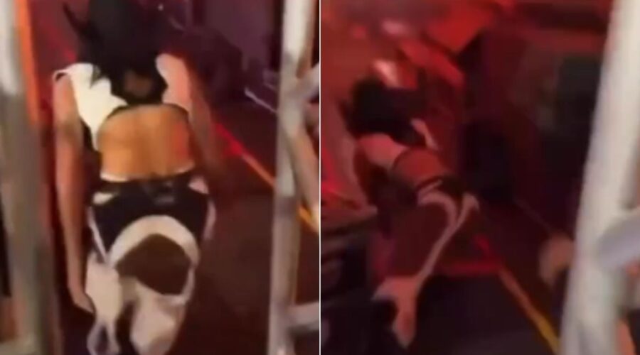 Ana Castela leva tombo em show no litoral de SP: 'eu caí'; VÍDEO