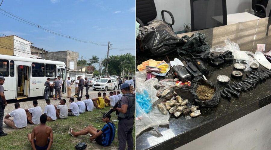Detento do semiaberto é preso com drogas durante serviço municipal e ameaça policiais