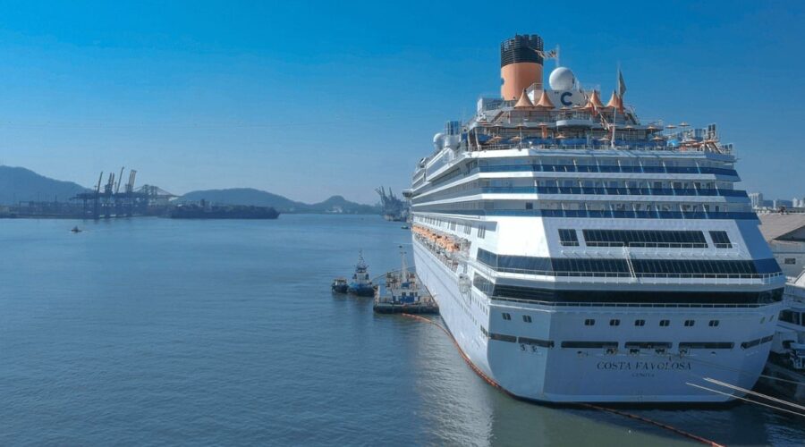 Temporada de cruzeiros termina com impacto positivo de R$ 1,2 bilhão no litoral de SP