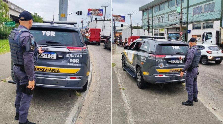 Foragido após assaltar PM é preso vendendo água em semáforo no litoral de SP