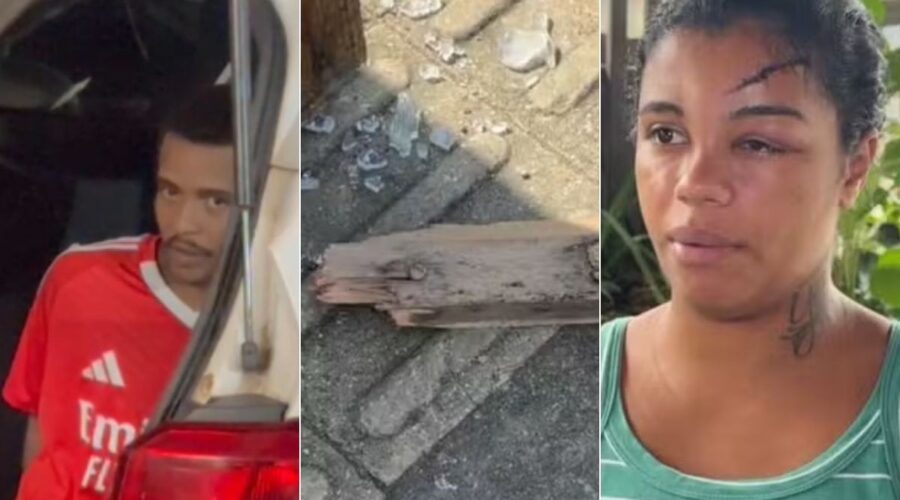 Suspeito de dar paulada na cabeça da ex é preso em mercado no litoral de SP