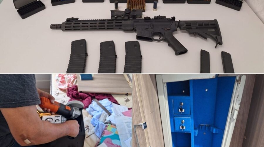 Fuzil é encontrado em apartamento de médico acusado de enforcar e ameaçar mulher