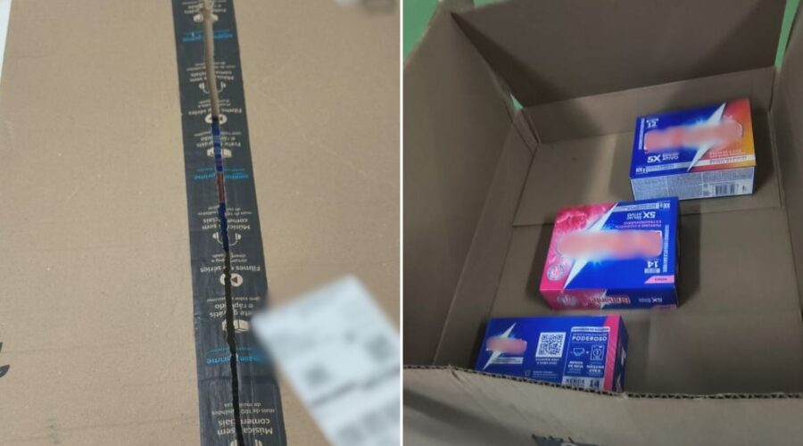 Professora compra notebook na Amazon e recebe três caixas de sabão em pó no litoral de SP; VÍDEO