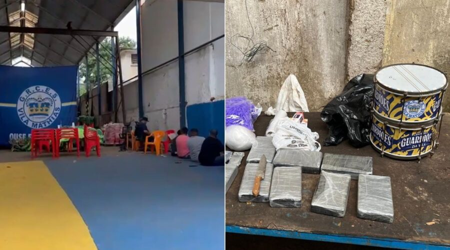 Presidente de escola de samba é condenado por tráfico após polícia encontrar cocaína na sede