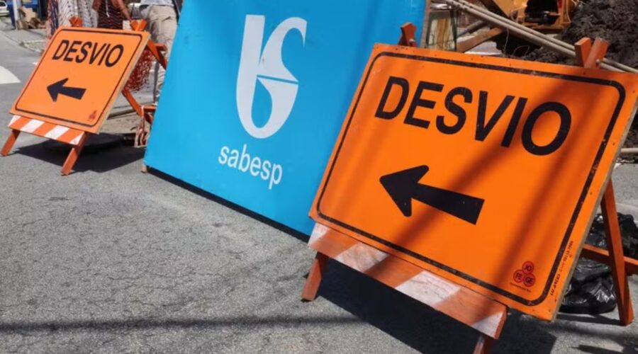 Sabesp interdita ruas na Baixada Santista para obras de saneamento; confira os endereços