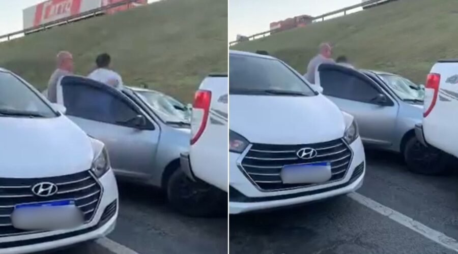 Mulher perseguida por ex denuncia omissão de PMs após carro ser destruído no interior de SP