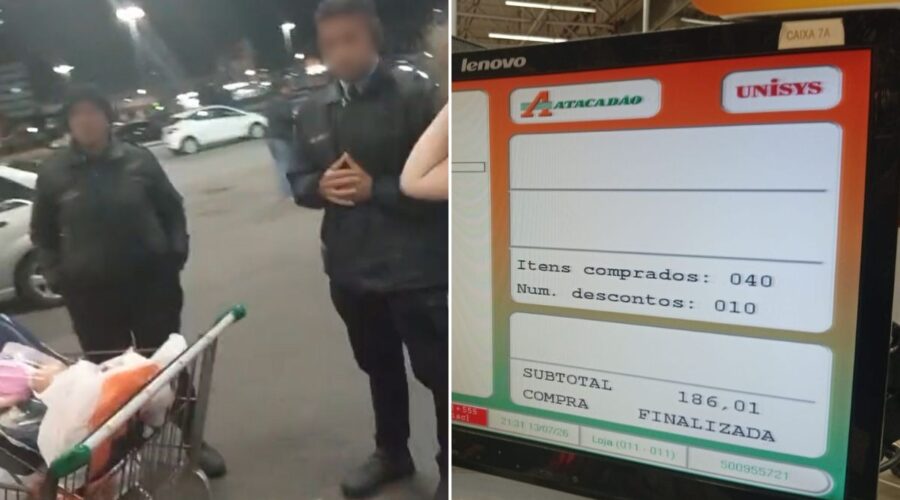 Mulher é impedida de sair de atacadista após pagamento via Pix e filhos autistas entram em crise; VÍDEO