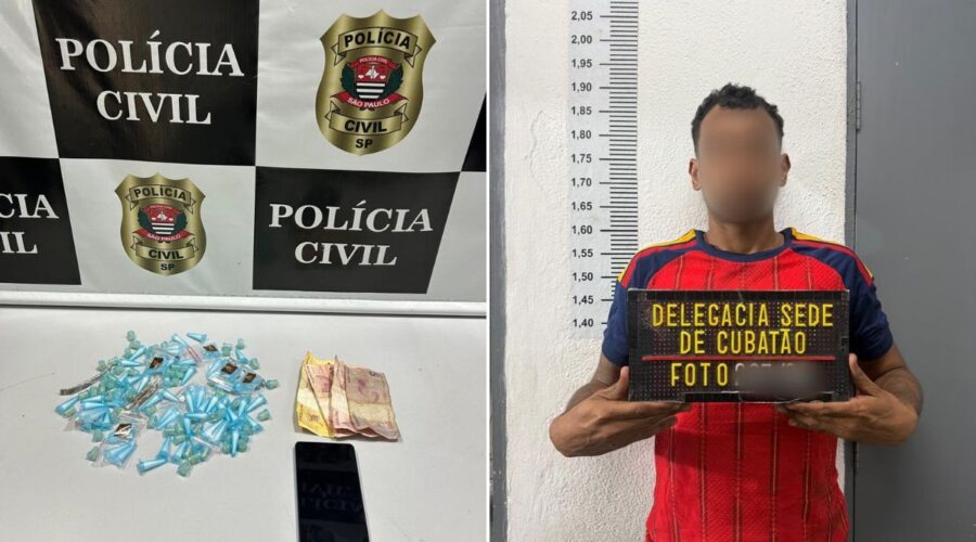 Homem é preso após ser flagrado escondendo drogas em caminhão; VÍDEO