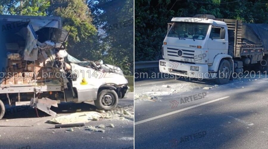 Passageiro de van morre após colisão com traseira de caminhão na Cônego D. Rangoni, SP