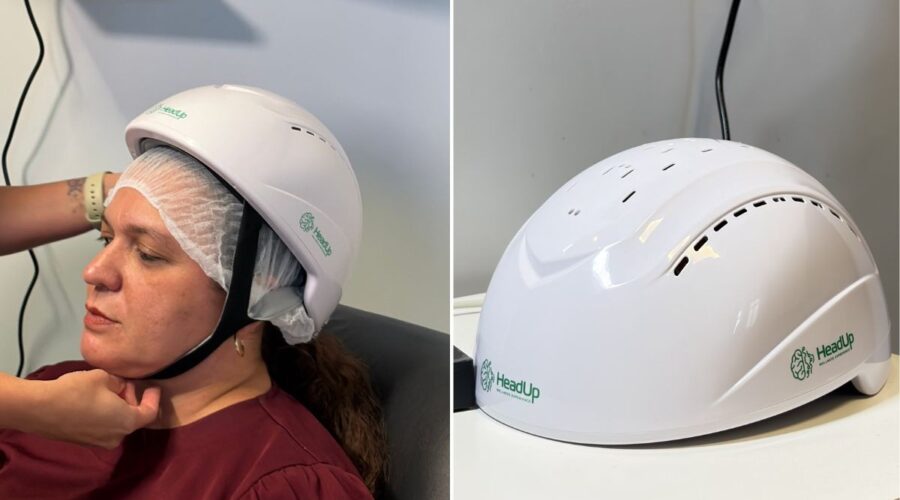 Capacete desenvolvido no litoral de SP auxilia tratamento de depressão, enxaqueca e Alzheimer; entenda