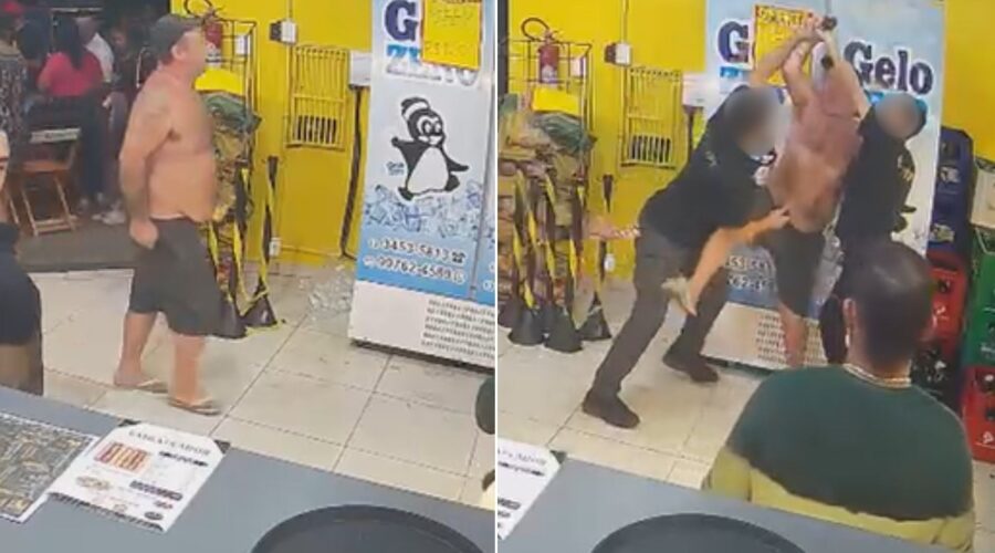 Ambulante é morto a facadas após atacar garçom em bar no litoral de SP; VÍDEO