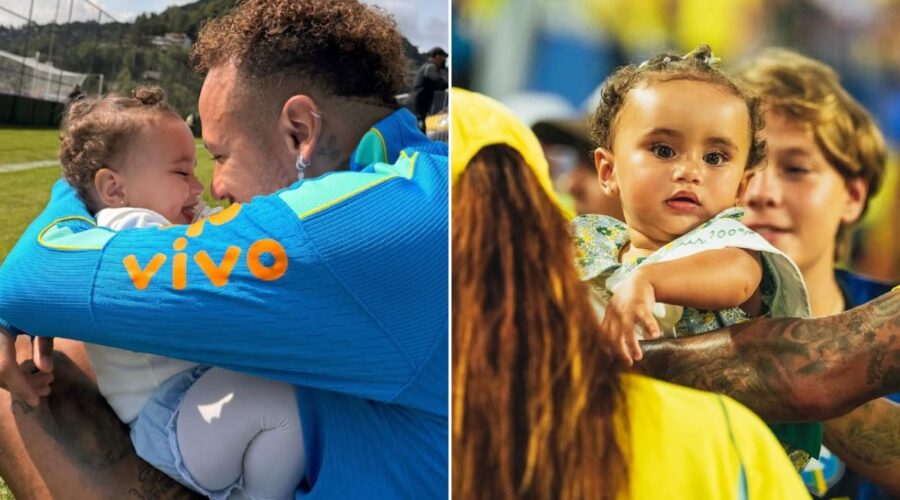 Filha de Neymar, Mel completa 1 ano em dia decisivo para o Brasil na Copa do Mundo