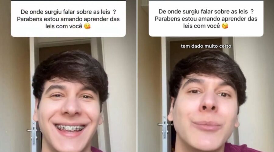 'Menino da Lei': influenciador condenado revela que começou na web após recusar pagar taxa de 10%