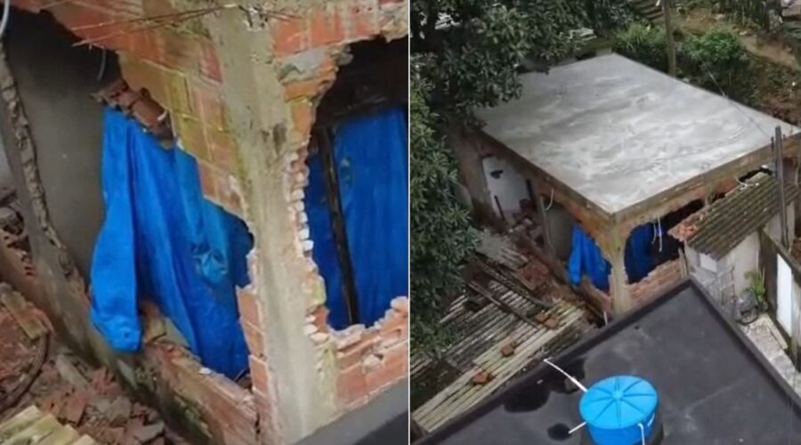 Criminosos atiram contra PMs durante operação para demolir construções irregulares no litoral de SP