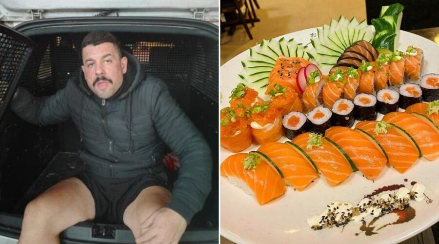 Dono de restaurante de comida japonesa é flagrado furtando salmão em hipermercado no litoral de SP