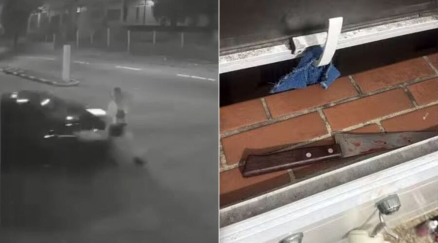 Homem que esfaqueou mulher tentou matá-la atropelada dois anos antes no litoral de SP; VÍDEO