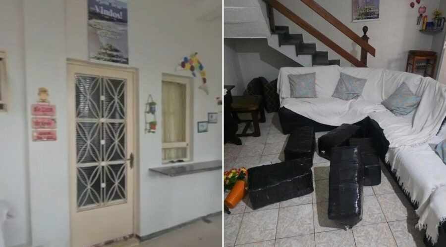 Polícia acha 100 kg de cocaína com rastreadores em ‘casa-bomba’ no litoral de SP; VÍDEO