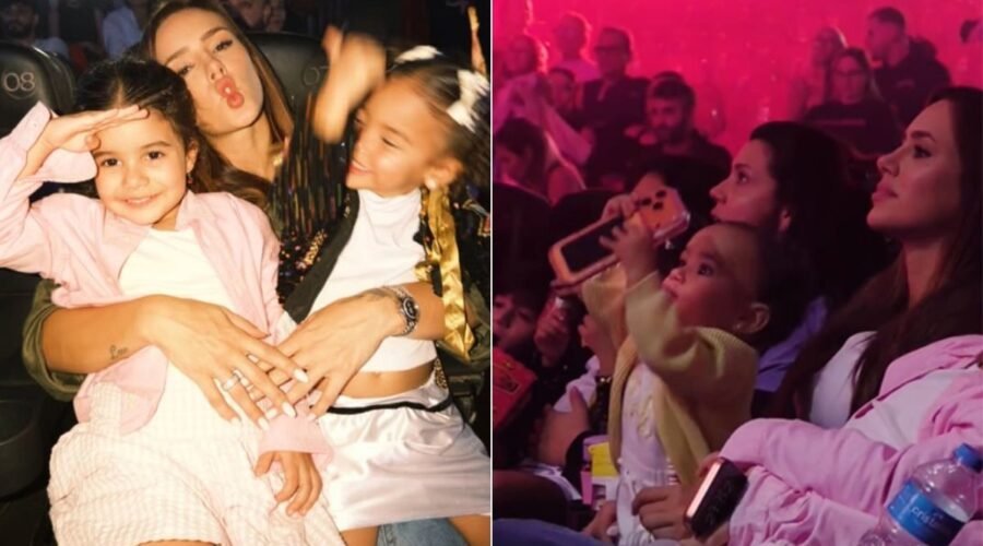 Bruna Biancardi compartilha passeio com as filhas em circo dias após acidente no Globo da Morte