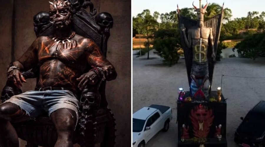 Diabão comenta estátua de 11 metros em homenagem ao Diabo no Ceará: 'Para mim, não tem valor'