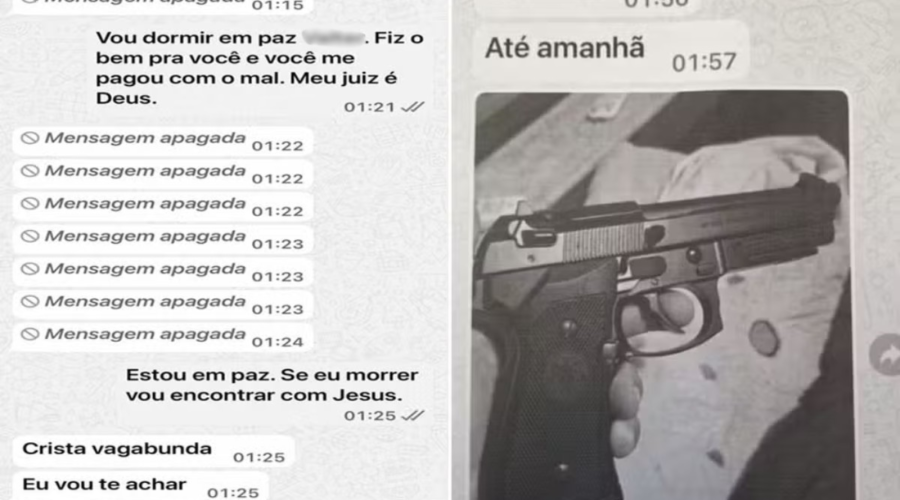 Homem que usou arma de airsoft para ameaçar ex após o término vira réu: 'Cuidado. Até amanhã'