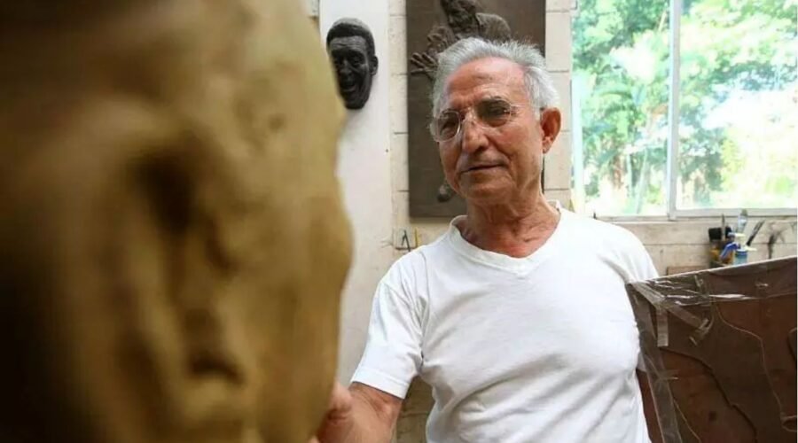 Luis Garcia Jorge, autor de 23 esculturas públicas em Santos, morre aos 95 anos