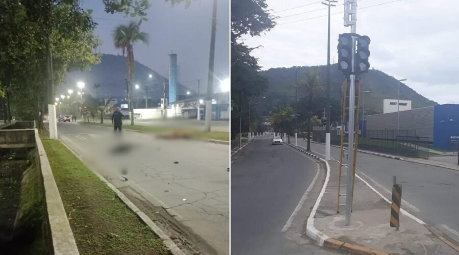 Motociclista e cavalo morrem após acidente em avenida no litoral de SP