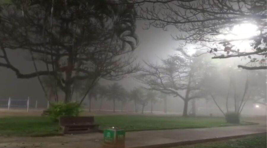 Nevoeiro cobre o litoral de SP e paralisa o maior porto do país