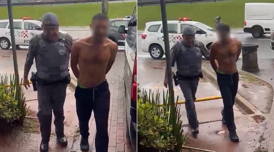 Jovem é preso após tentar matar namorado da ex com golpes de canivete no litoral de SP