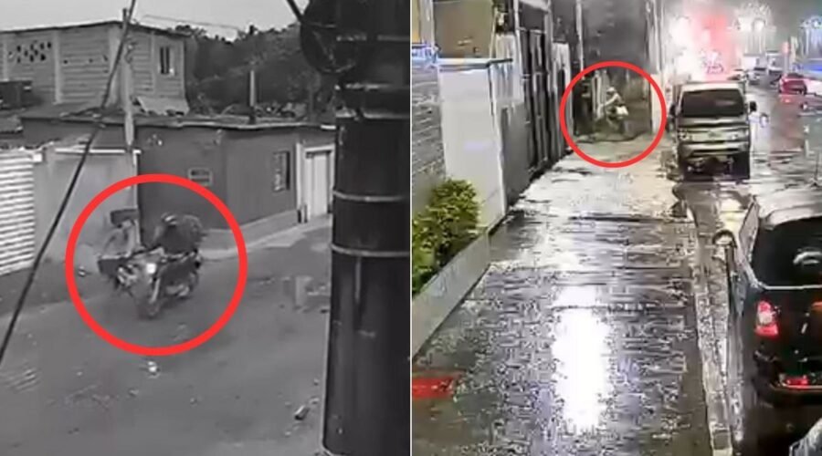 Câmeras flagram motociclista apalpando mulheres e fugindo após ataques no litoral de SP; VEJA