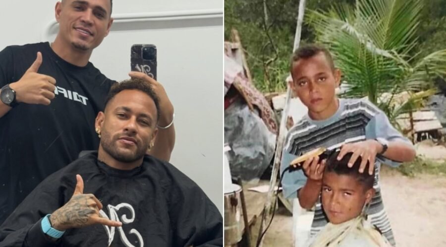 'Neymar coroou meu trabalho': barbeiro do craque há 11 anos começou cobrando R$ 1 e hoje atende astros do futebol