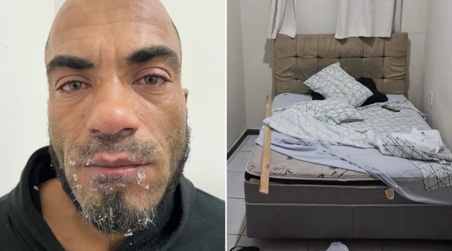 Suspeito de matar esposa e enteada grávida é encontrado com cola na boca em pousada no interior de SP